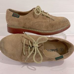 Willits Kids Buck Oxford Shoes / Genuine Suede Buck shoes Boys Size 1 W EUC